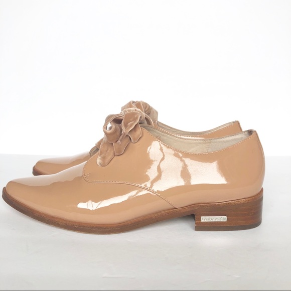 Louise et Cie Adwin Blush Velvet Lace Up Oxford 7 - Picture 3 of 8